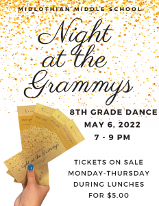 8th grade dance flyer