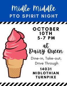 Dairy Queen Spirit Night - October 10